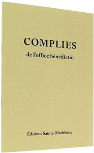 Complies de l’office bénédictin