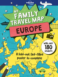 My Family Travel Map Europe 1ed -anglais-