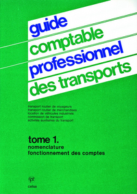 Guide comptable professionnel des transports tome 1