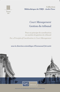 Court Management / Gestion du tribunal