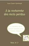 À la recherche des mots perdus