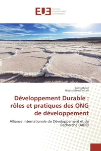 DEVELOPPEMENT DURABLE : ROLES ET PRATIQUES DES ONG DE DEVELOPPEMENT
