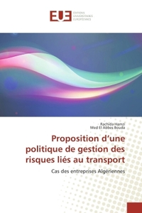 Proposition d'une politique de gestion des risques liés au transport