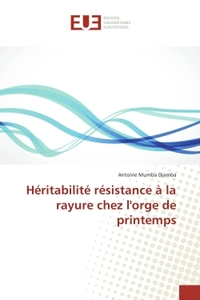 Heritabilite resistance A la rayure chez l'orge de printemps