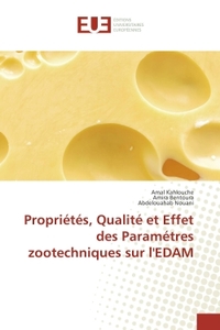 Proprietes, Qualite et effet des parametrès zootechniques sur l'EDAM
