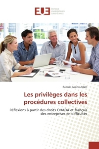 Les privileges dans les procedures collectives
