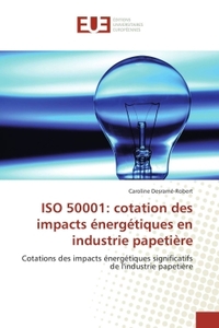 Iso 50001: cotation des impacts énergétiques en industrie papetière