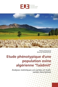 Etude phenotypique d'une population ovine algerienne "Taadmit"