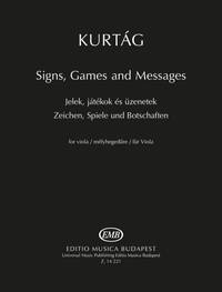 ZEICHEN, SPIELE UND BOTSCHAFTEN FUR VIOLA ALTO