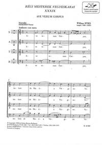 OLD MASTERS' MIXED CHORUSES V39 CHANT