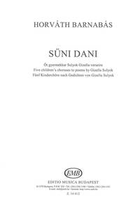 SUNI DANI - FIVE CHILDREN S CHORUSES TO POEMS CHANT