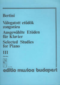 AUSGEWAHLTE ETUDEN III PIANO