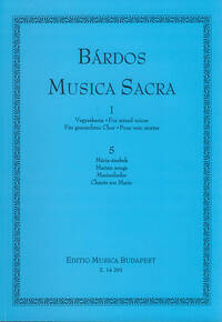 MUSICA SACRA FUR GEMISCHTEN CHOR V MARIENLIEDER CHANT