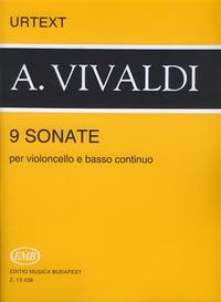 9 SONATE PER VIOLONCELLO E BASSO CONTINUO VIOLONCELLE