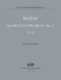 QUARTETTO PER ARCHI NO. 3 OP. 40 MUSIQUE D'ENSEMBLE