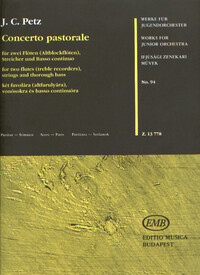 CONCERTO PASTORALE FLUTE TRAVERSIERE
