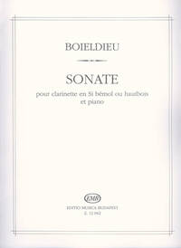 SONATE POUR CLARINETTE EN SI BEMOL OU HAUTBOIS ET CLARINETTE