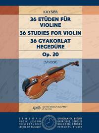 36 ETUDEN OP. 20 VIOLON