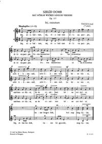 SZELID DOMB OP. 117 HAT NOIKAR CHANT
