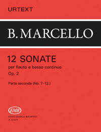 12 SONATE OP. 2 VOL. 2 - FOR FLUTE AND BASSO CONTINUO, NOS. 7 - 12 - FLUTE TRAVERSIERE ET PIANO