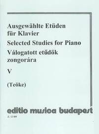 AUSGEWAHLTE ETUDEN V FUR KLAVIER PIANO