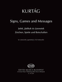 ZEICHEN, SPIELE UND BOTSCHAFTEN FUR VIOLONCELLO VIOLONCELLE