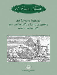 9 SONATE FACILI DEL BAROCCO ITALIANO PER VIOLONCEL VIOLONCELLE