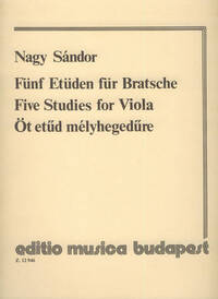 FUNF ETUDEN ALTO