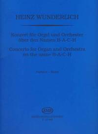 KONZERT FUR ORGEL UND ORCHESTER ORGUE