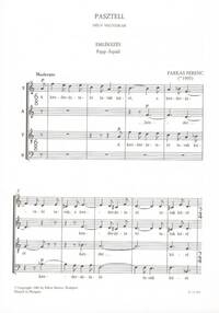 PASZTELL. FOUR CHORUSES CHANT