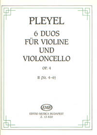 6 DUOS II OP. 4 FUR VIOLINE UND VIOLONCELLO (NO.