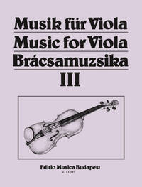 MUSIK FUR VIOLA III ALTO