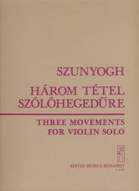 DREI SATZE FUR VIOLINE SOLO VIOLON