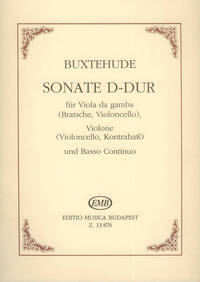 SONATE D-DUR FUR VIOLA DA GAMBA (BRATSCHE, VIOLO