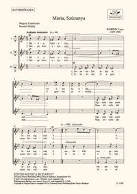 MARIA, SZ'ZANYA CHANT