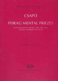 PHRAG MENTAL FRIEZES FOR CLARINET (AND BASS CLAR MUSIQUE D'ENSEMBLE