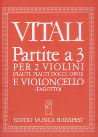 PARTITA A 3 KET HEGEDORE ES GORDONKARA MUSIQUE D'ENSEMBLE