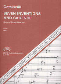 SEVEN INVENTIONS AND CADENCE (STREICHQUARTETT NR MUSIQUE D'ENSEMBLE