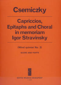 CAPRICCIOS, EPITAPHS AND CHORAL MUSIQUE D'ENSEMBLE