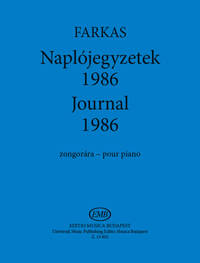 JOURNAL 1986 PIANO
