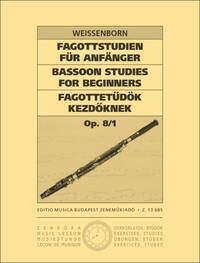 FAGOTTSTUDIEN FUR ANFANGER I OP. 8-1 BASSON