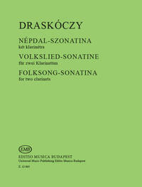 VOLKSLIED-SONATINE FUR ZWEI KLARINETTEN CLARINETTE