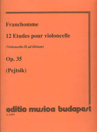 12 ETUDEN OP. 35 (VIOLONCELLO II AD LIB.) VIOLONCELLE