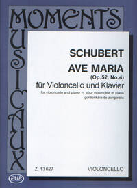 AVE MARIA OP. 52, NO. 4 VIOLONCELLE
