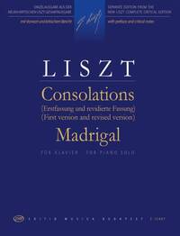 CONSOLATIONS (FIRST AND REV. VERSION) MADRIGAL PIANO