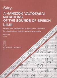MUTATIONS OF THE SOUNDS OF SPEECH FUR GEM. CHOR,