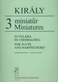 3 MINIATUREN MUSIQUE D'ENSEMBLE