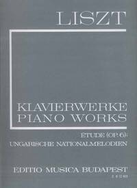 ETUDE OP 6 - UNGARISCHE NATIONALMELODIEN, BUCH DER PIANO