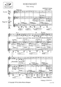 HARANGSZO CHANT