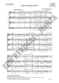 'PATER! DIMITTE ILLIS!' CHANT